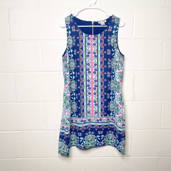 Artisan Ny Dresses & Skirts - Artisan NY Sleeveless Shift Dress Sleeveless Size 8 Lined Bright Spring Summer